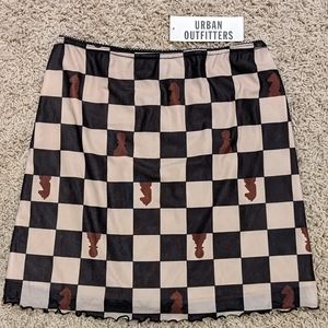 Chessboard Skirt